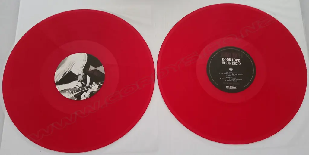 Johnny Winter, Good Love in San Diego (Double album, red vinyl) Image 1++